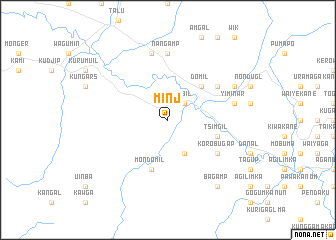 map of Minj