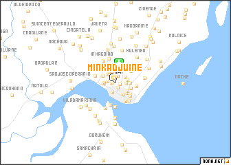 map of Minkadjuine