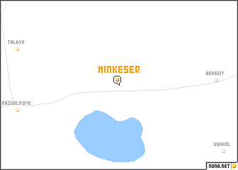 map of Minkeser