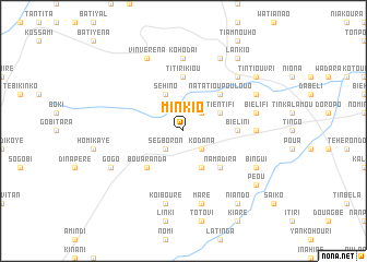 map of Minkio