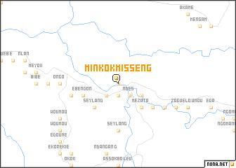 map of Minkokmisseng