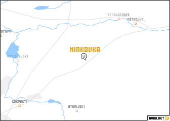 map of Minʼkovka