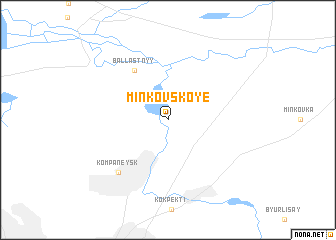 map of Minʼkovskoye