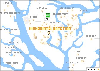 map of Mink Point Plantation