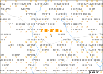 map of Minkumidie