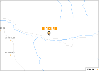 map of Min-Kush