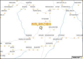 map of Minlamizibi II