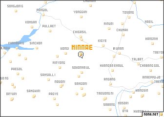 map of Minnae