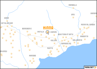 map of Minna