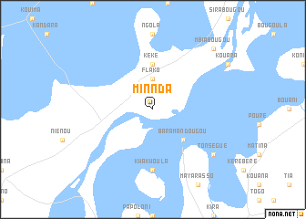 map of Minnda
