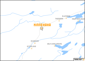 map of Minnehaha