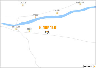map of Minneola