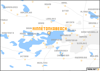 map of Minnetonka Beach