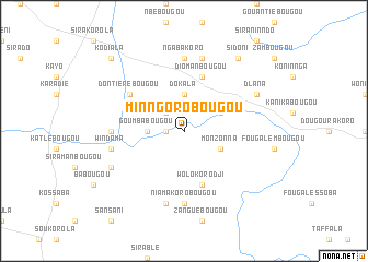 map of Minngorobougou