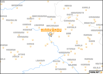 map of Minnkamou