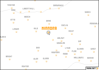 map of Minnora