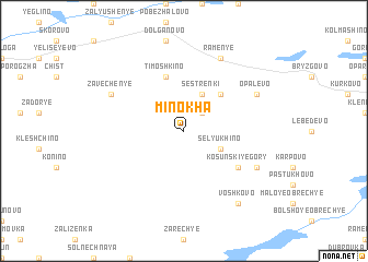 map of Minokha