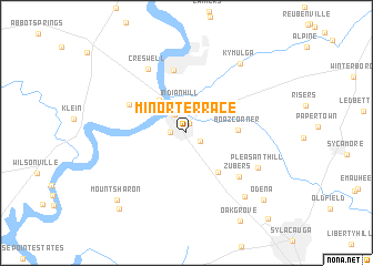 map of Minor Terrace
