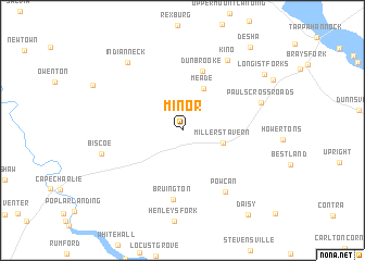 map of Minor