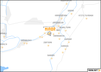 map of Minor