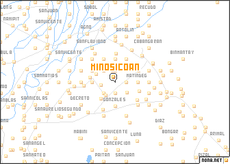 map of Minosicoan