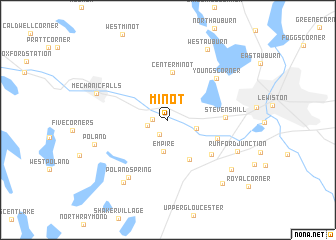 map of Minot