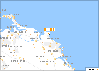 map of Minot