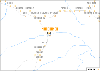 map of Minoumbi