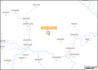 map of Minqiang