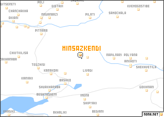 map of Minsazkendi