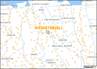 map of Minshāt Abū ‘Alī