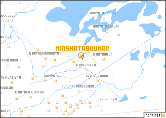 map of Minshāt Abū ‘Umar