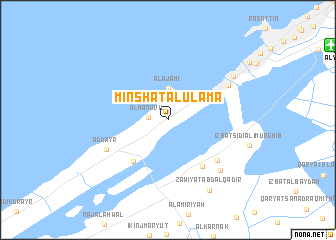 map of Minshāt al ‘Ulamā