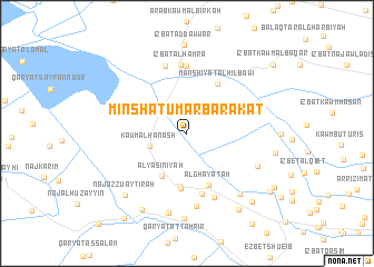 map of Minshāt ‘Umar Barakāt
