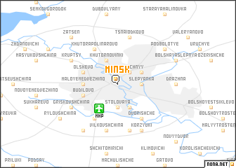 map of Minsk