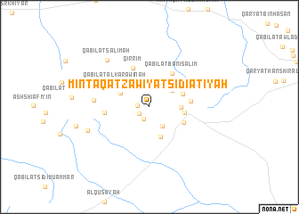 map of Minţaqat Zāwiyat Sīdī ‘Aţīyah