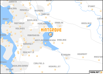 map of Mint Grove