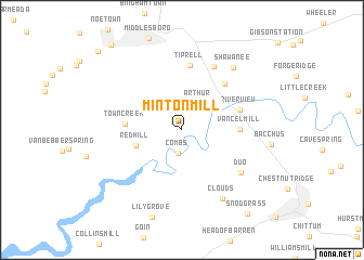 map of Minton Mill