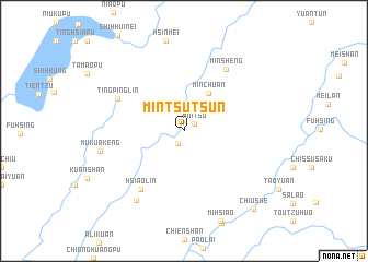map of Min-tsu-ts\