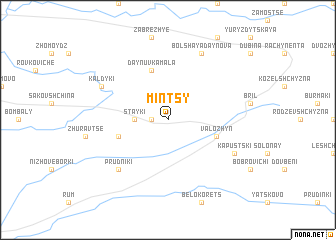 map of Mintsy