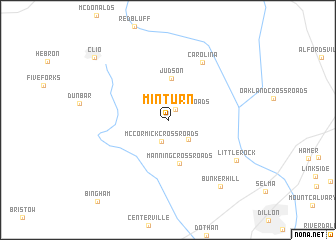 map of Minturn