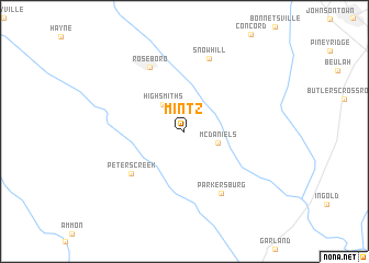 map of Mintz