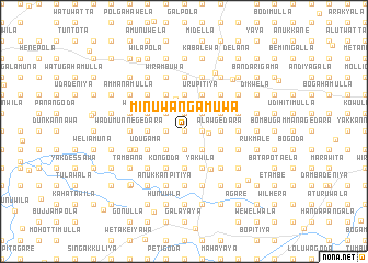 map of Minuwangamuwa