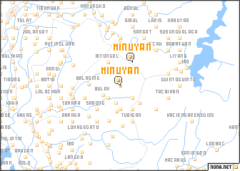 map of Minuyan