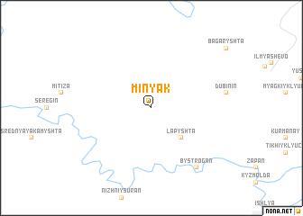 map of Min\