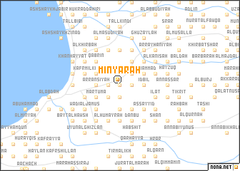 map of Minyārah