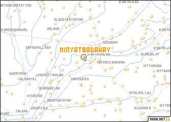 map of Minyat Badawāy