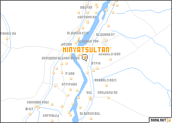 map of Minyat Sulţān