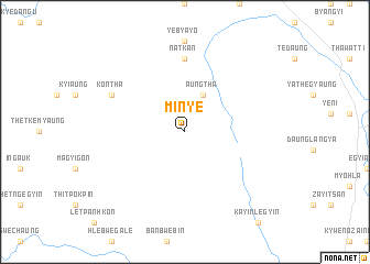 map of Minye