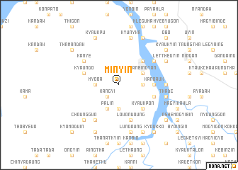 map of Minyin